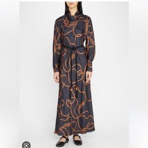 Lafayette 148 cowl neck dress